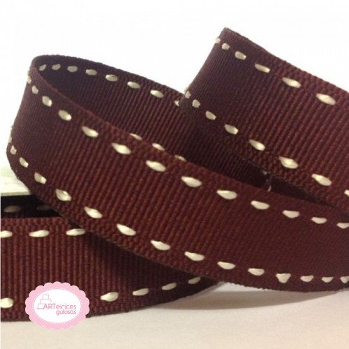 Fita Castanha Costura Lateral